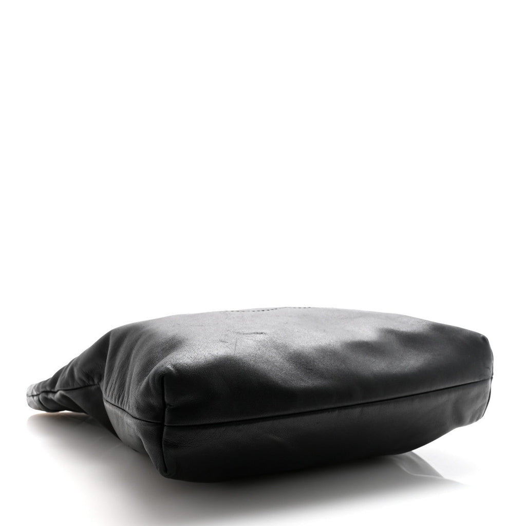 Chanel Lambskin CC Shoulder Bag Black