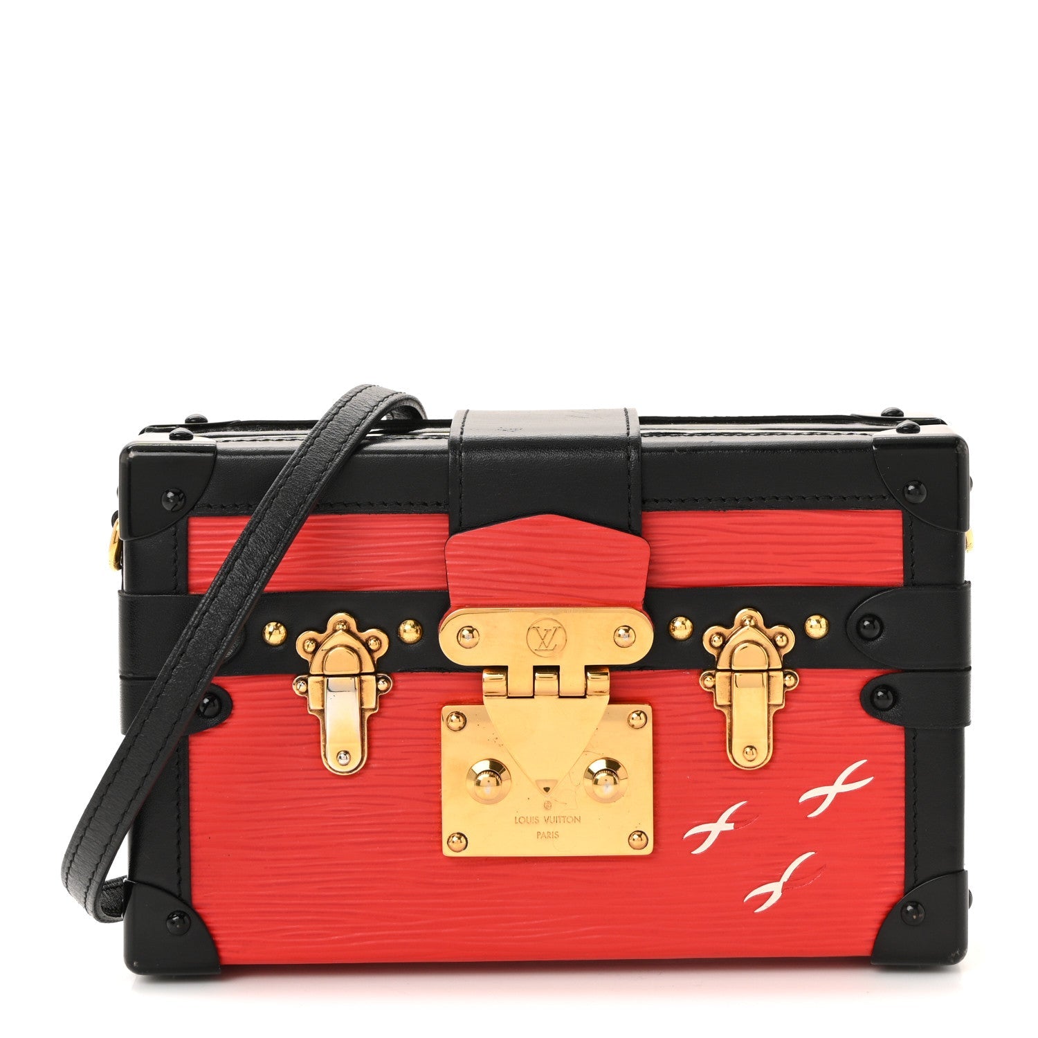 Louis Vuitton Epi Petite Malle Coquelicot