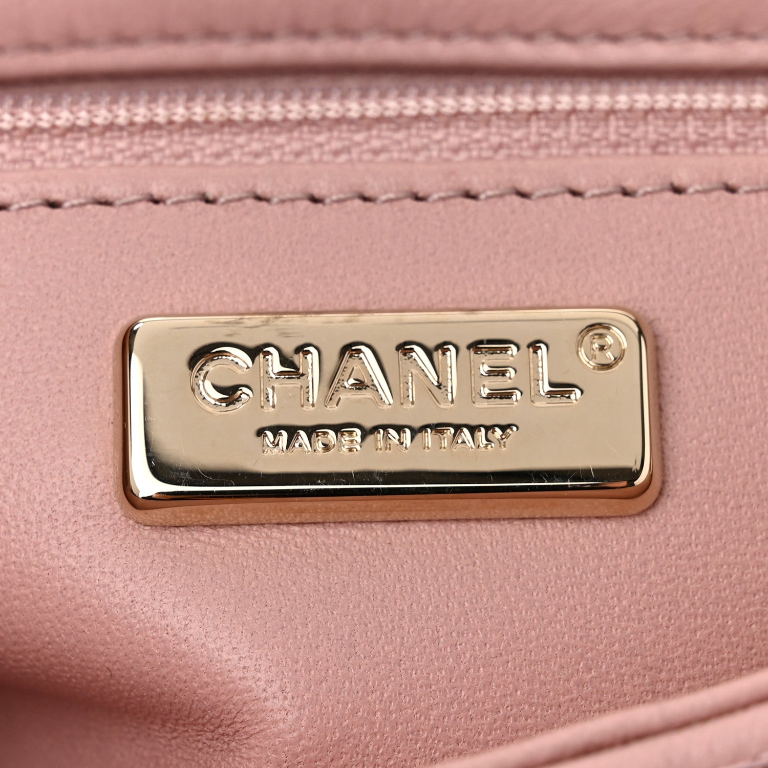 Chanel Lambskin Crystal Diamante Small Flap Light Pink