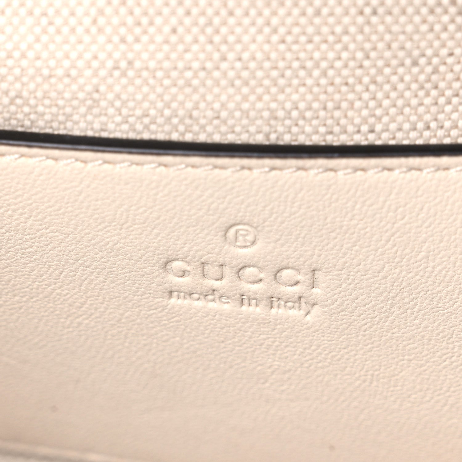 Gucci Sakai Be Green Calfskin Diagonal Stitched Blondie Top Handle Bag Mystic White