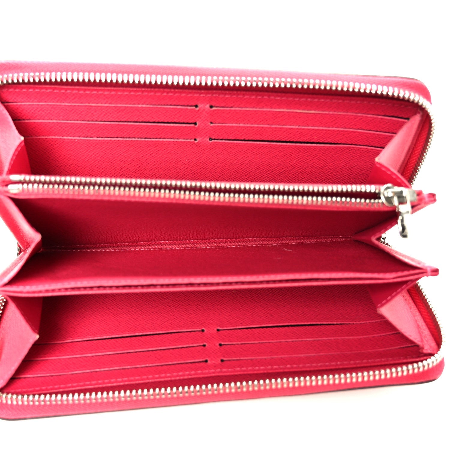 Louis Vuitton Epi Zippy Compact Wallet Fuchsia