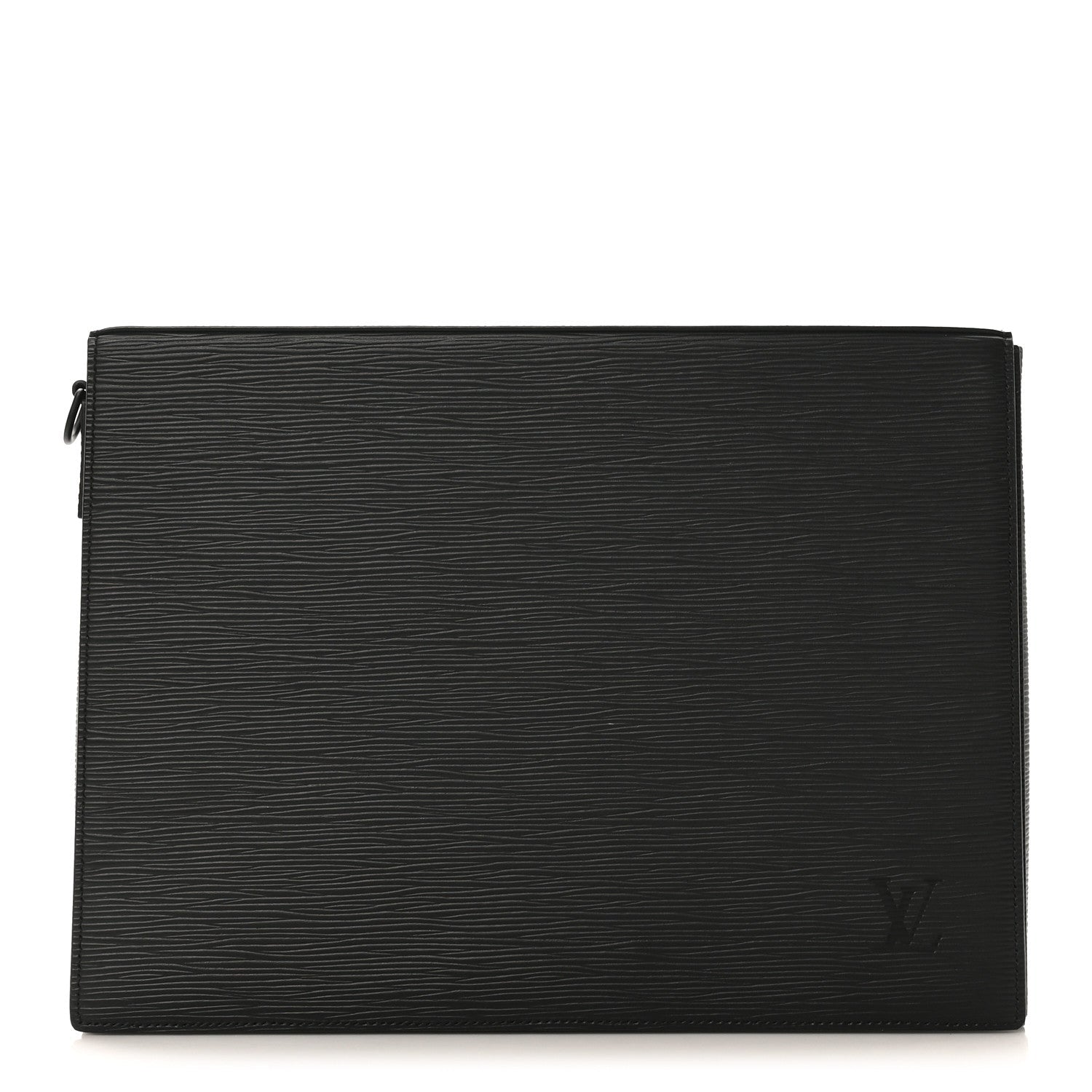 Louis Vuitton Epi Monogram Eclipse Porte Document Portfolio Black