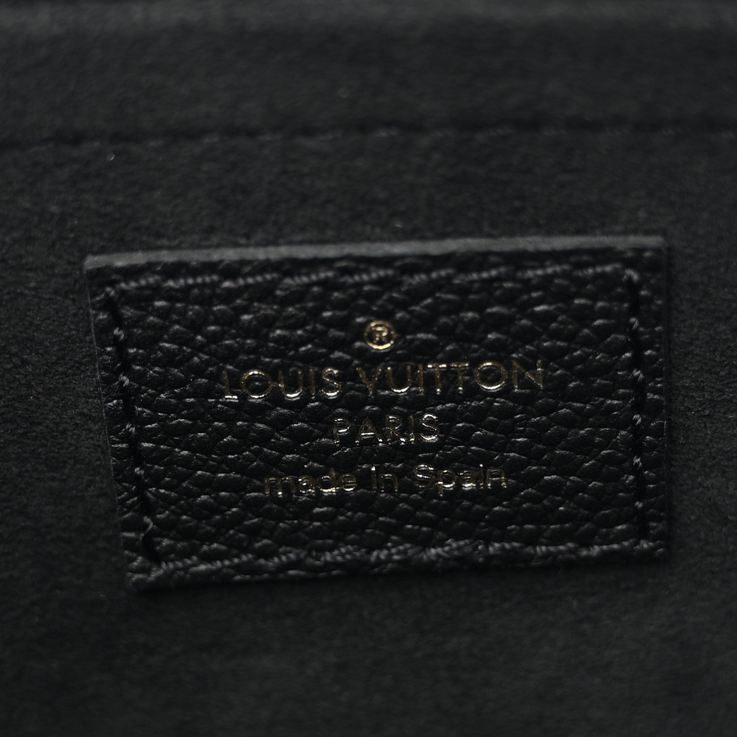 Louis Vuitton Empreinte Monogram Giant Multi Pochette Accessories Black