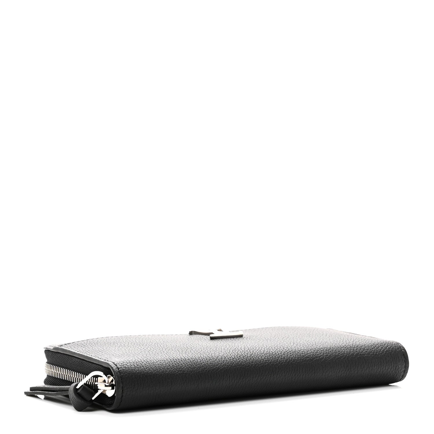 Louis Vuitton Calfskin Zippy Lockme Wallet Black