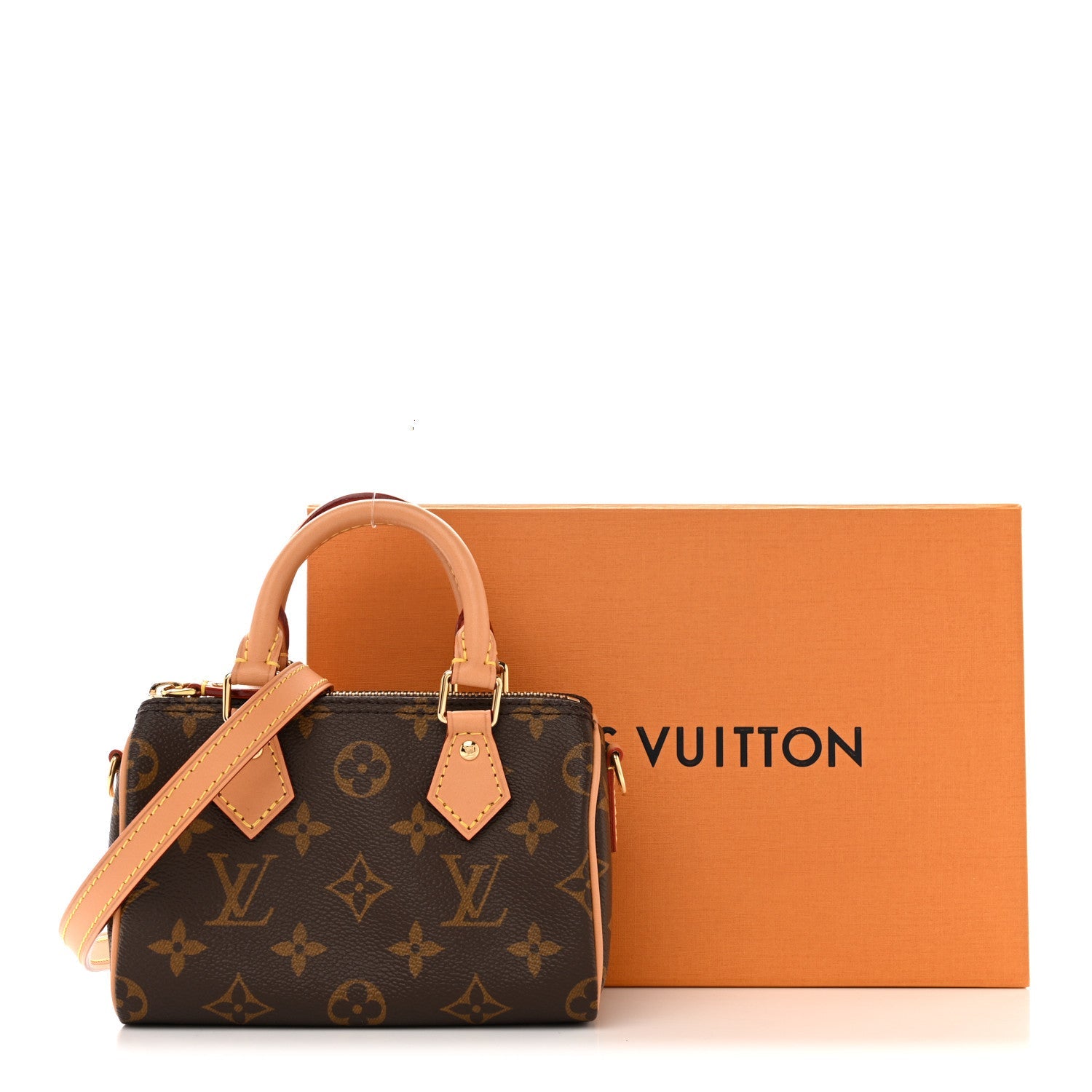 Louis Vuitton Monogram Nano Speedy Bandouliere