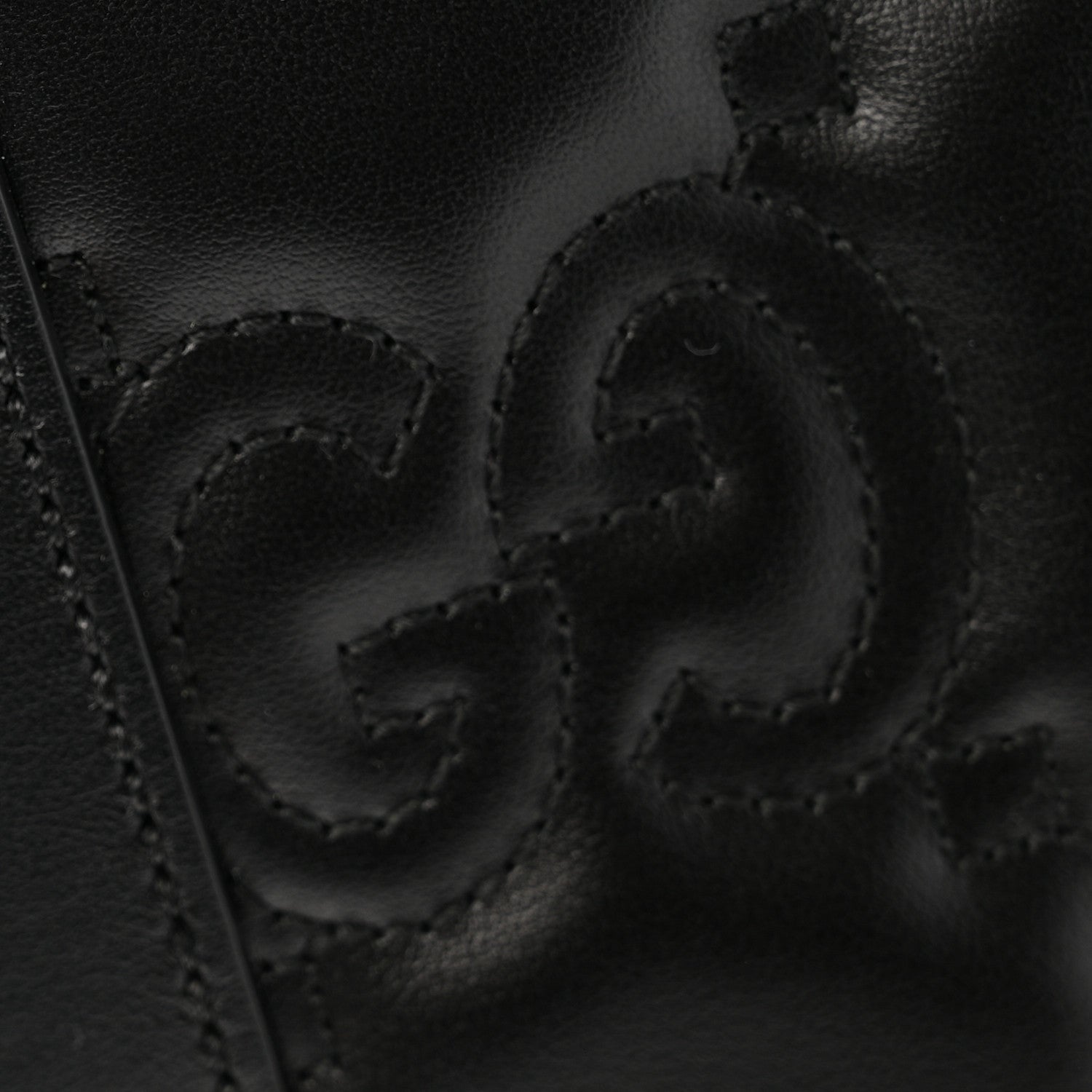 Gucci Calfskin GG Matelasse Tote Bag Black