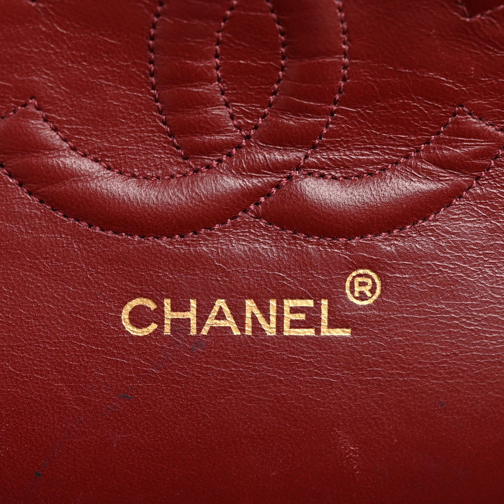Chanel Lambskin Quilted Medium Double Flap Black