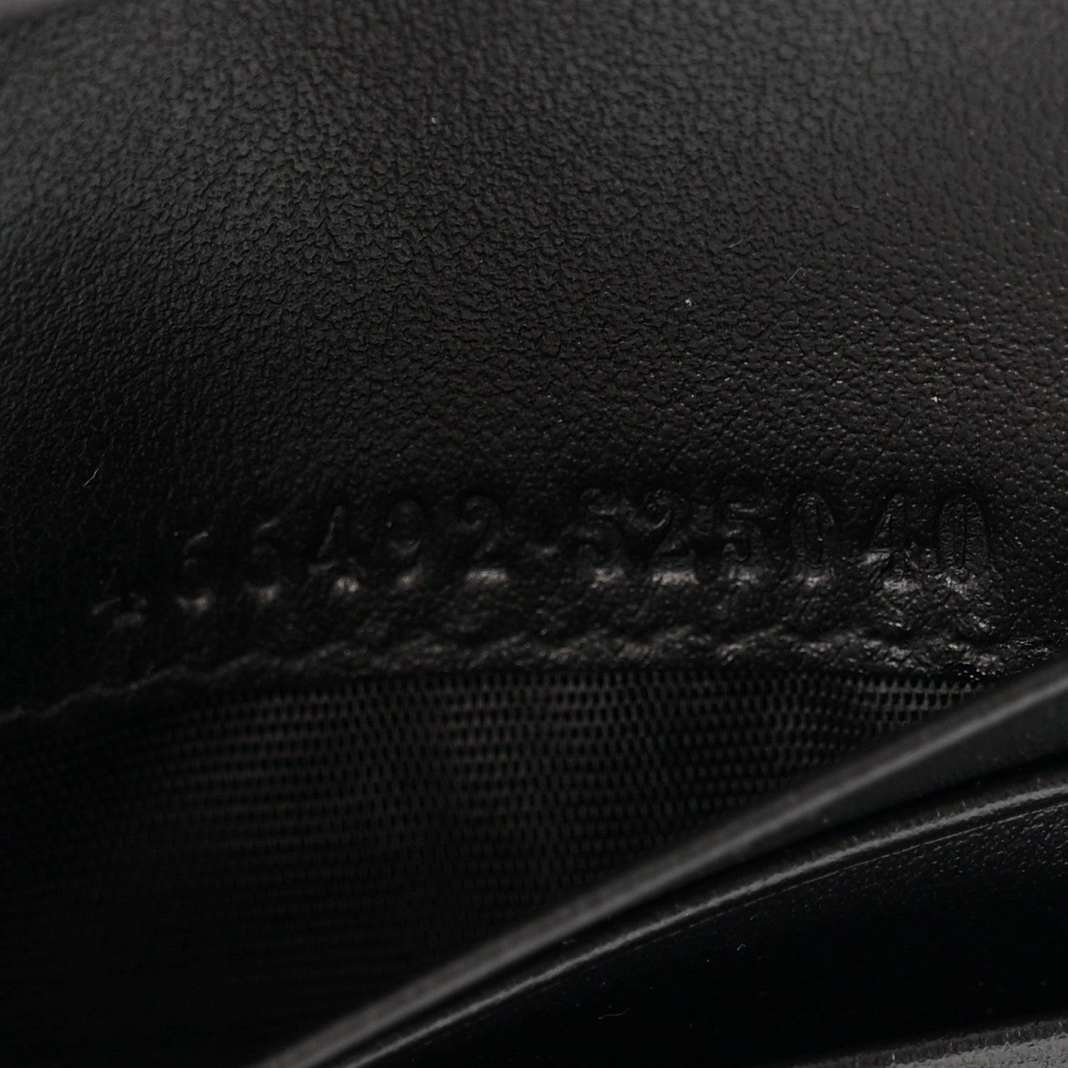 Gucci Calfskin Matelasse GG Marmont Card Case Wallet Black
