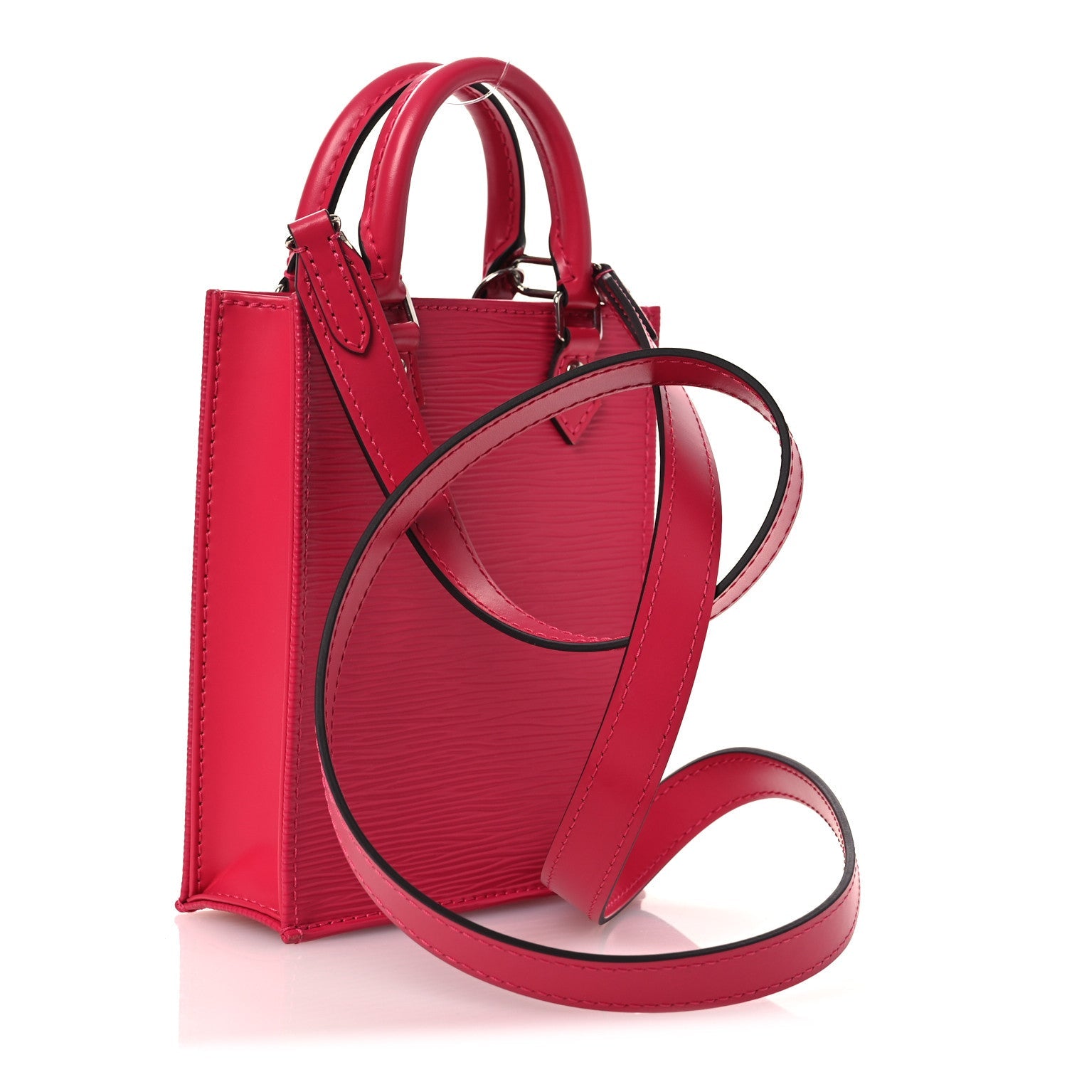 Louis Vuitton Epi Petit Sac Plat Rose Pondicherry