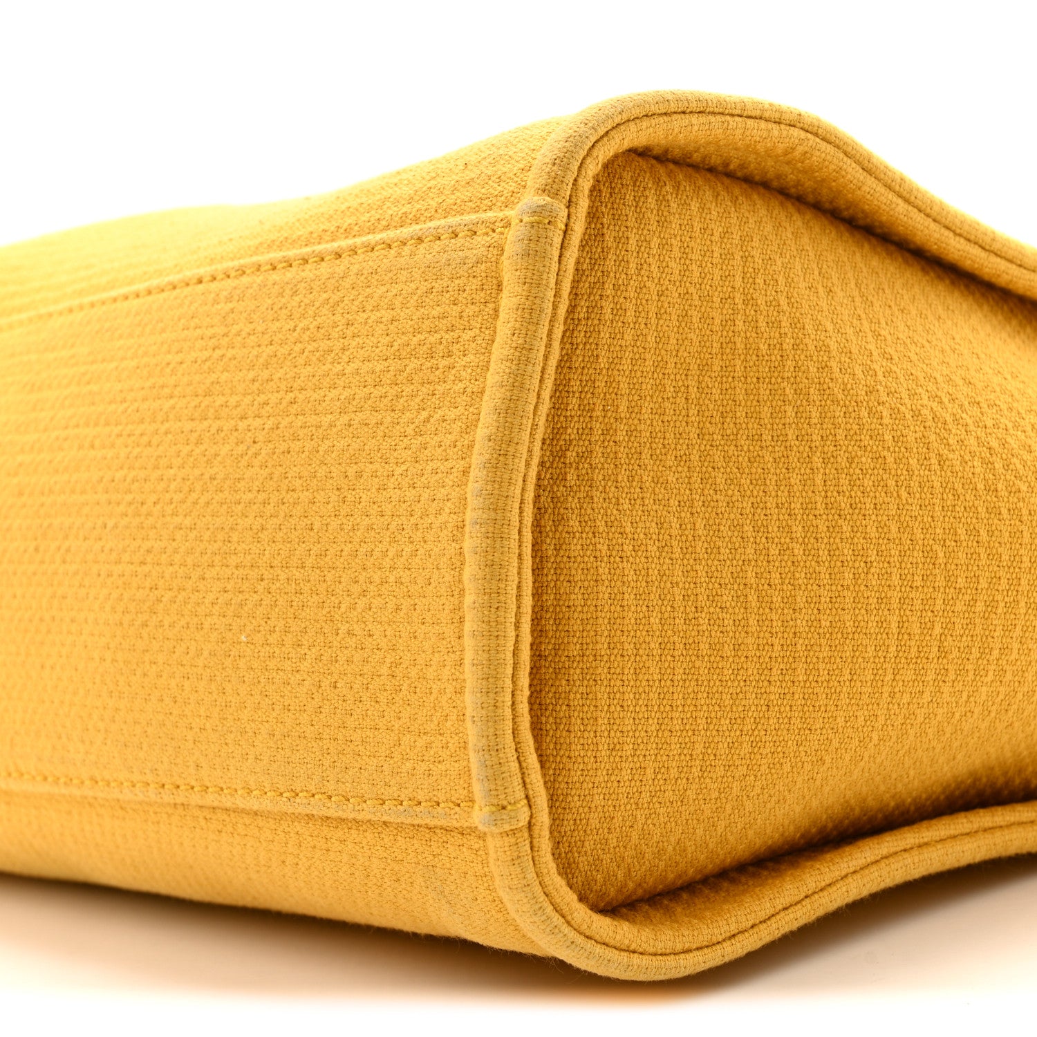 Chanel Mixed Fibers Small Deauville Tote Yellow