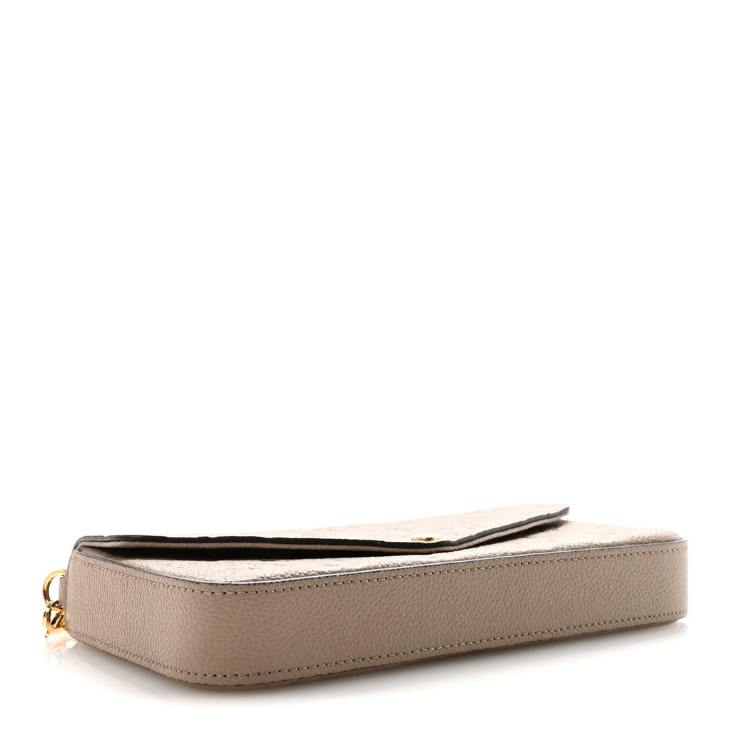 Louis Vuitton Empreinte Pochette Felicie Chain Wallet Tourterelle