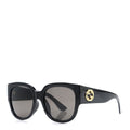Gucci Acetate Square Frame Sunglasses GG0142SA Black