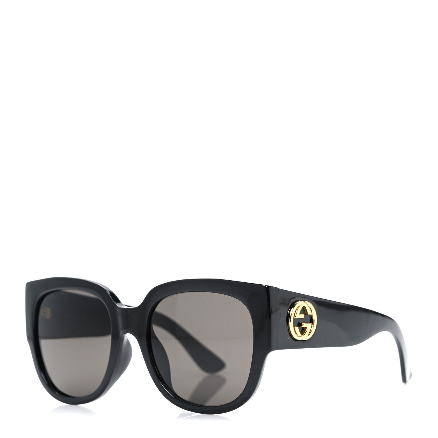 Gucci Acetate Square Frame Sunglasses GG0142SA Black