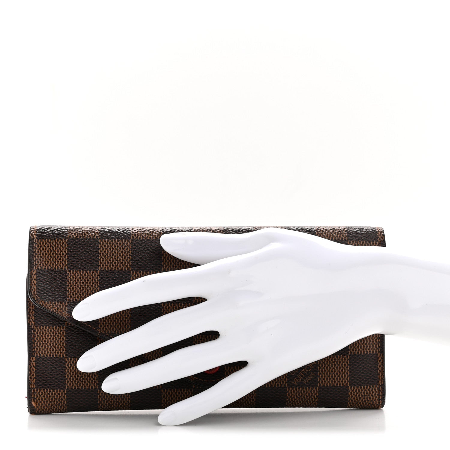 Louis Vuitton Damier Ebene Josephine Wallet Red
