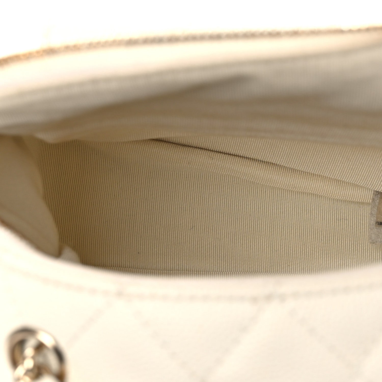 Chanel Caviar Quilted Small CC Day Backpack White