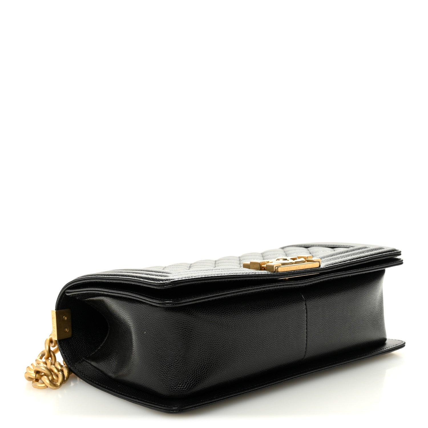 Chanel Caviar Quilted Medium Boy Flap Black