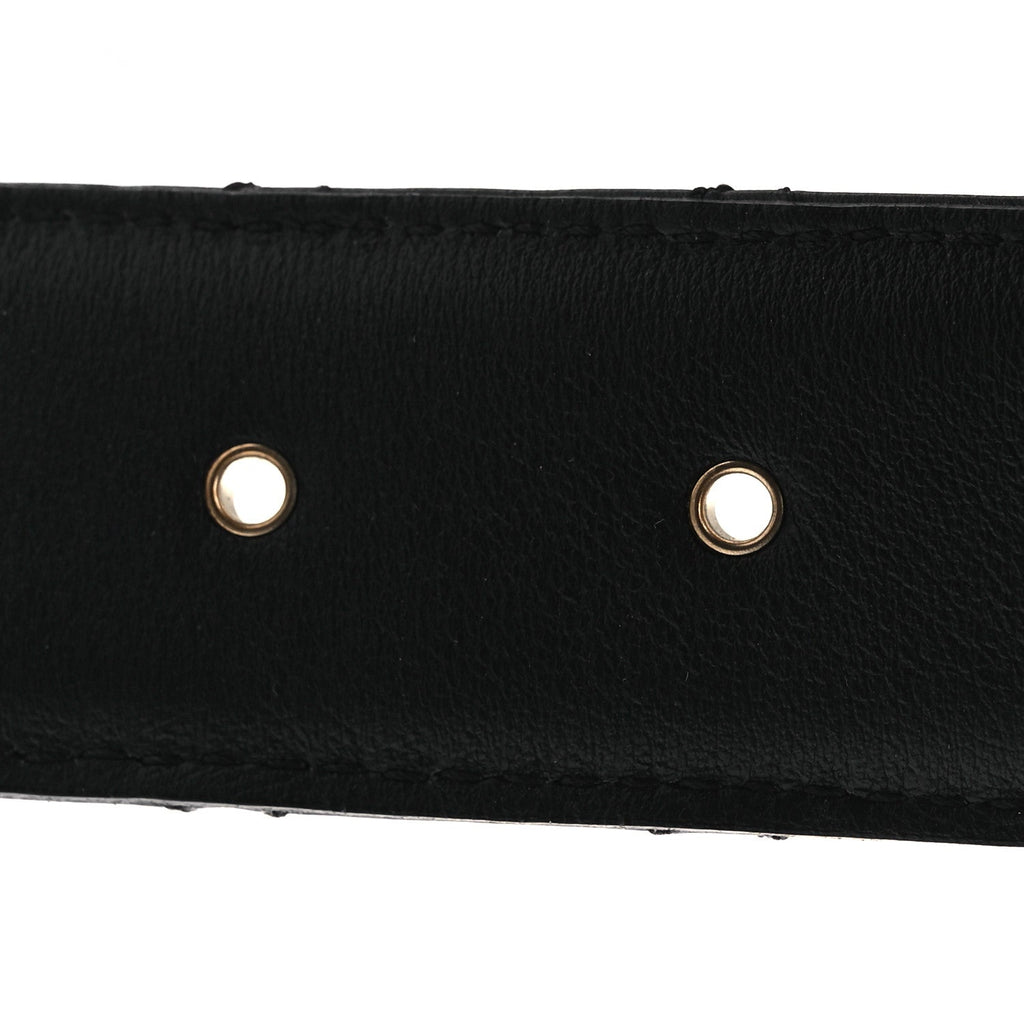 Lambskin Quilted CC Chain Belt 85 34 Black