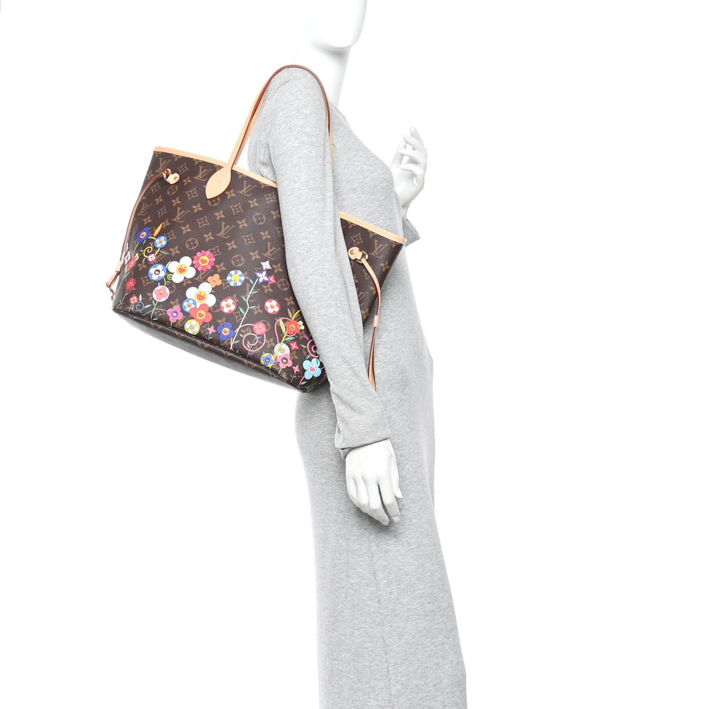 Louis Vuitton LV X TM Monogram Flowers Neverfull MM