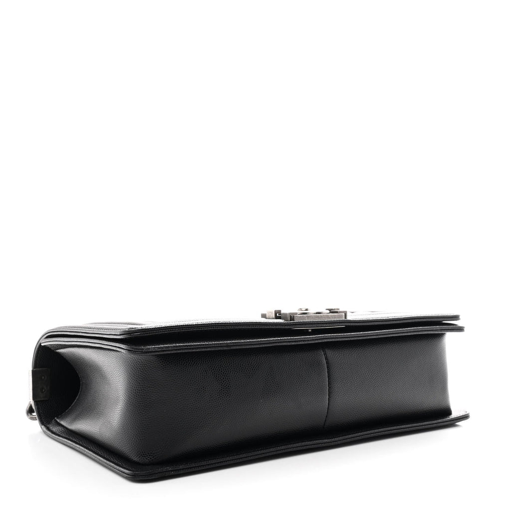 Chanel Caviar Quilted New Medium Boy Flap Black