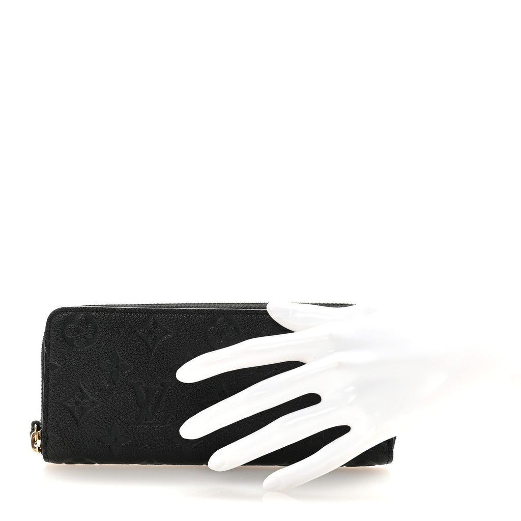 Louis Vuitton Empreinte Clemence Wallet Black