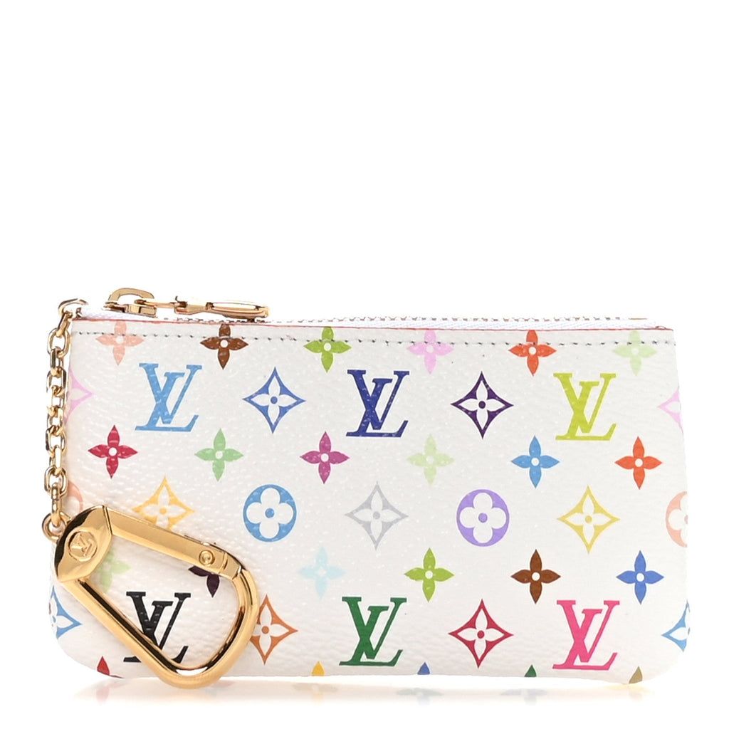 Louis Vuitton LV X TM Monogram Multicolor Key Pouch White