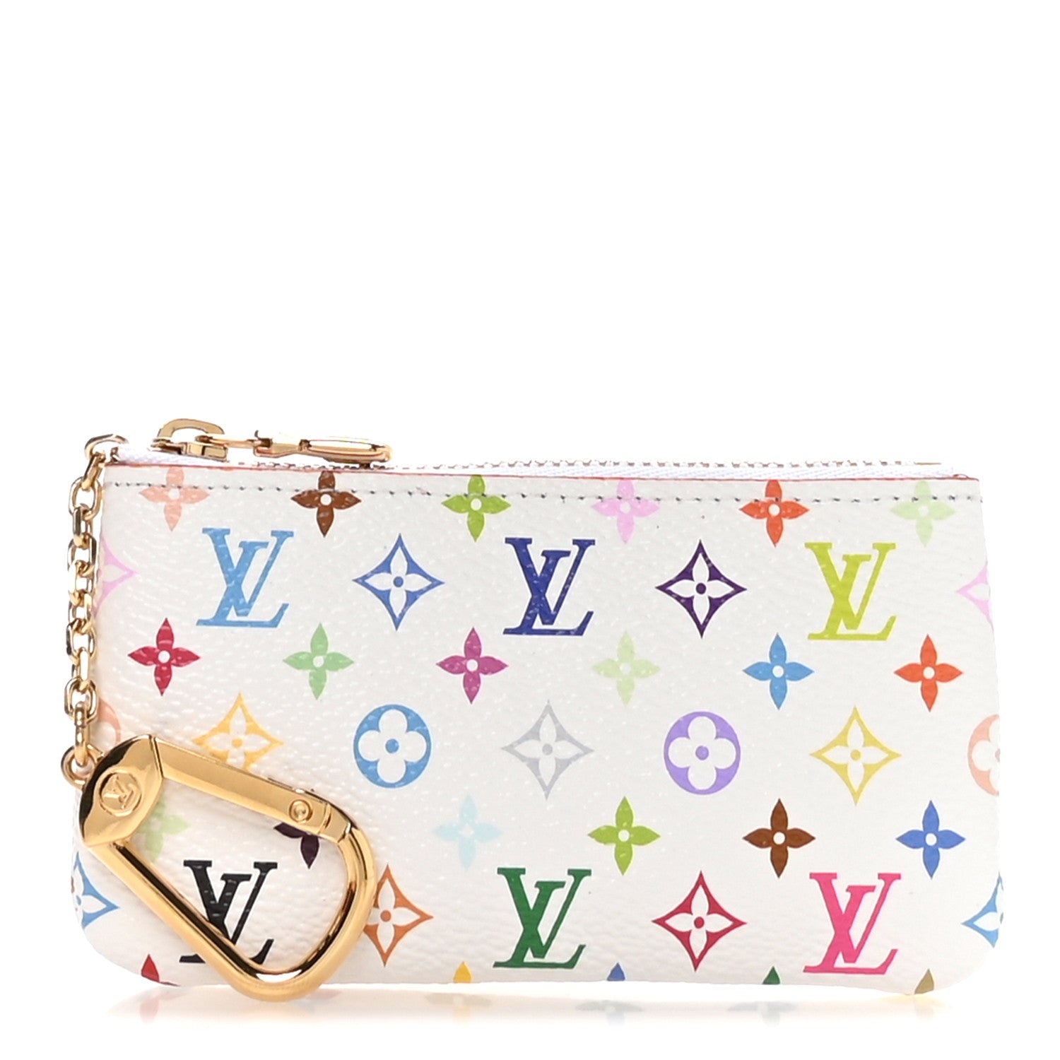 Louis Vuitton LV X TM Monogram Multicolor Key Pouch White
