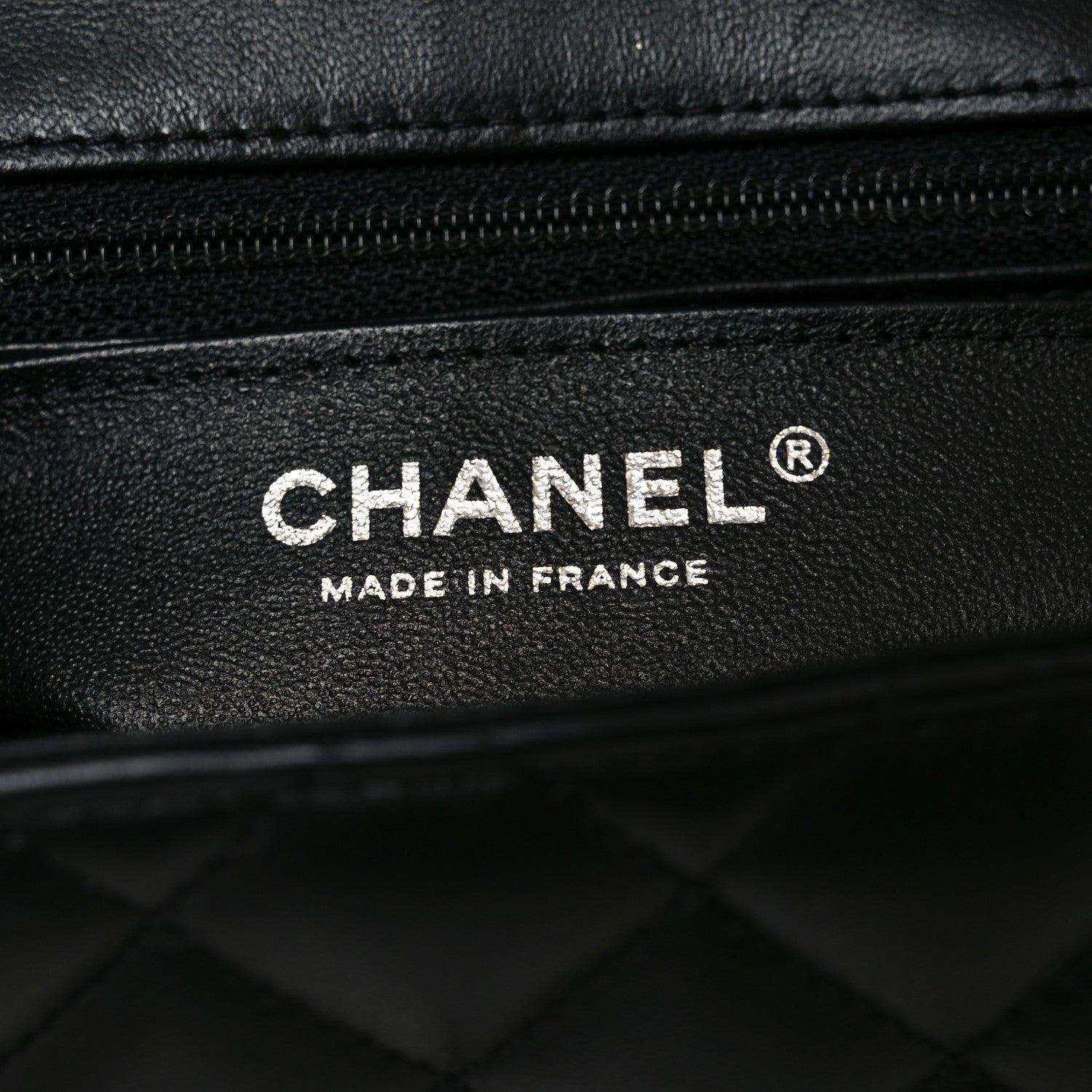 Chanel Lambskin Quilted Mini Square Flap So Black