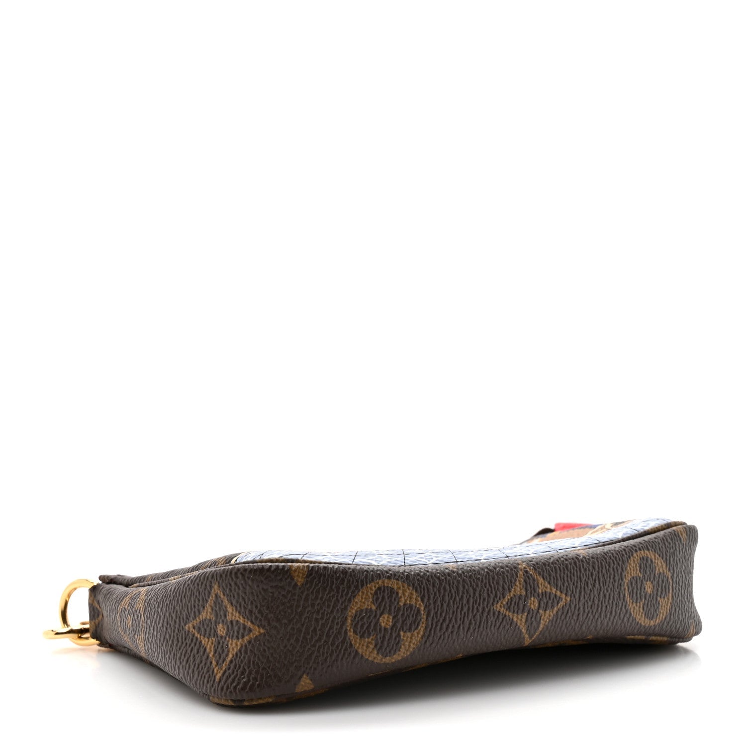 Louis Vuitton Monogram 2021 Christmas Animation London Mini Pochette Accessories Red