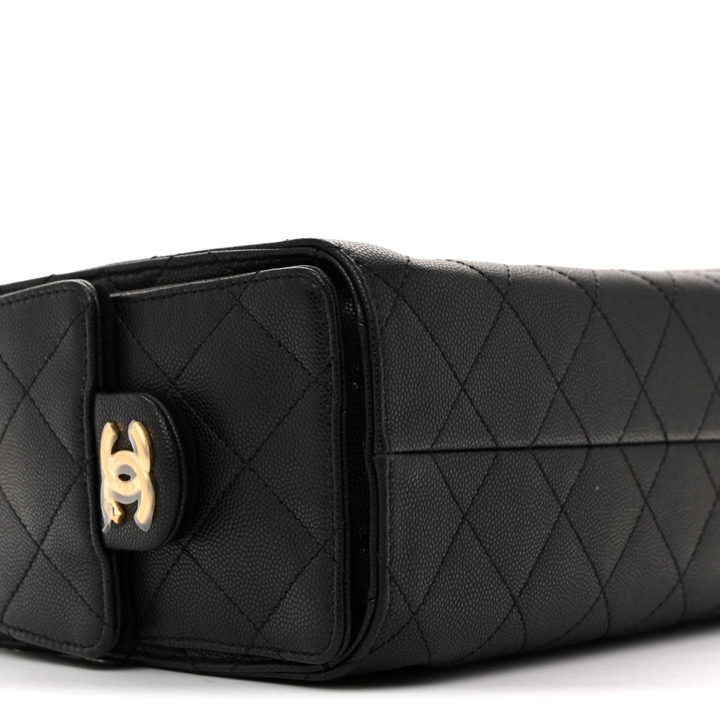 Chanel Caviar Quilted Mini Chanel 25 Handbag Black