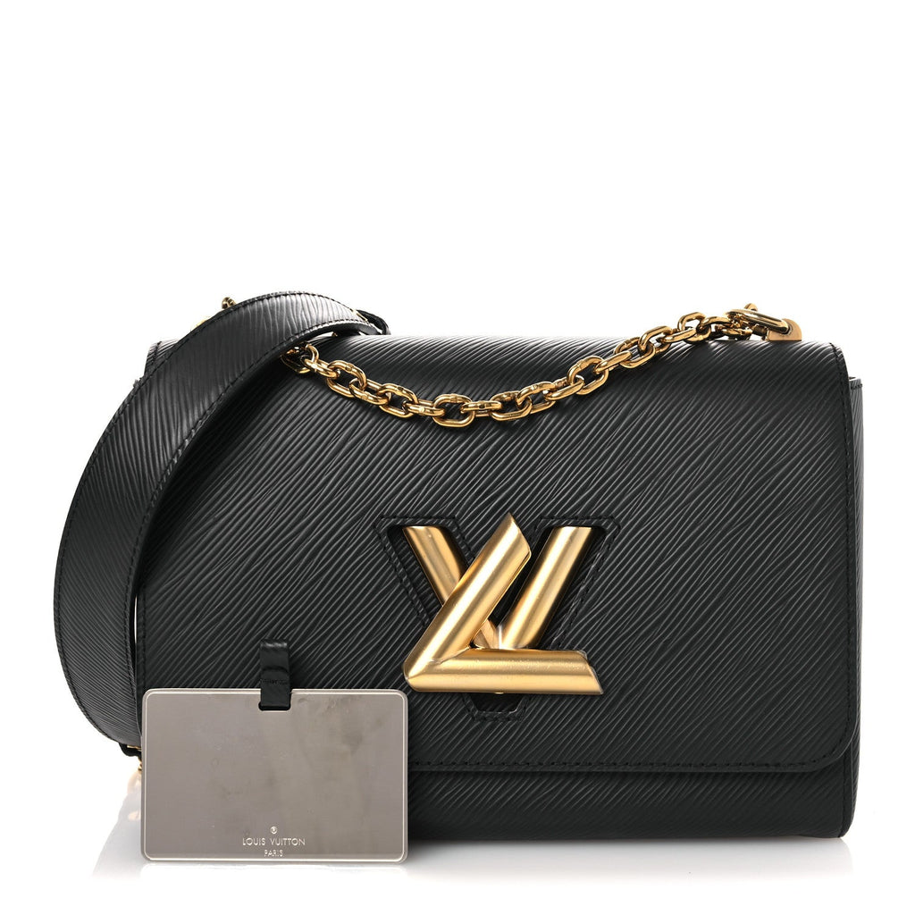 Louis Vuitton Epi Twist Shoulder Bag MM Black