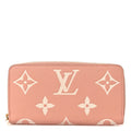 Louis Vuitton Empreinte Monogram Giant Zippy Wallet Rose Trianon Creme