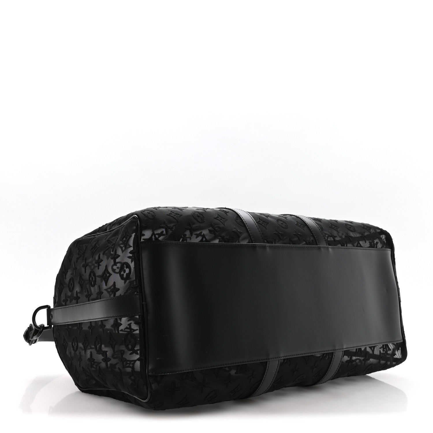 Louis Vuitton Monogram See Through Keepall Bandouliere 50 Black