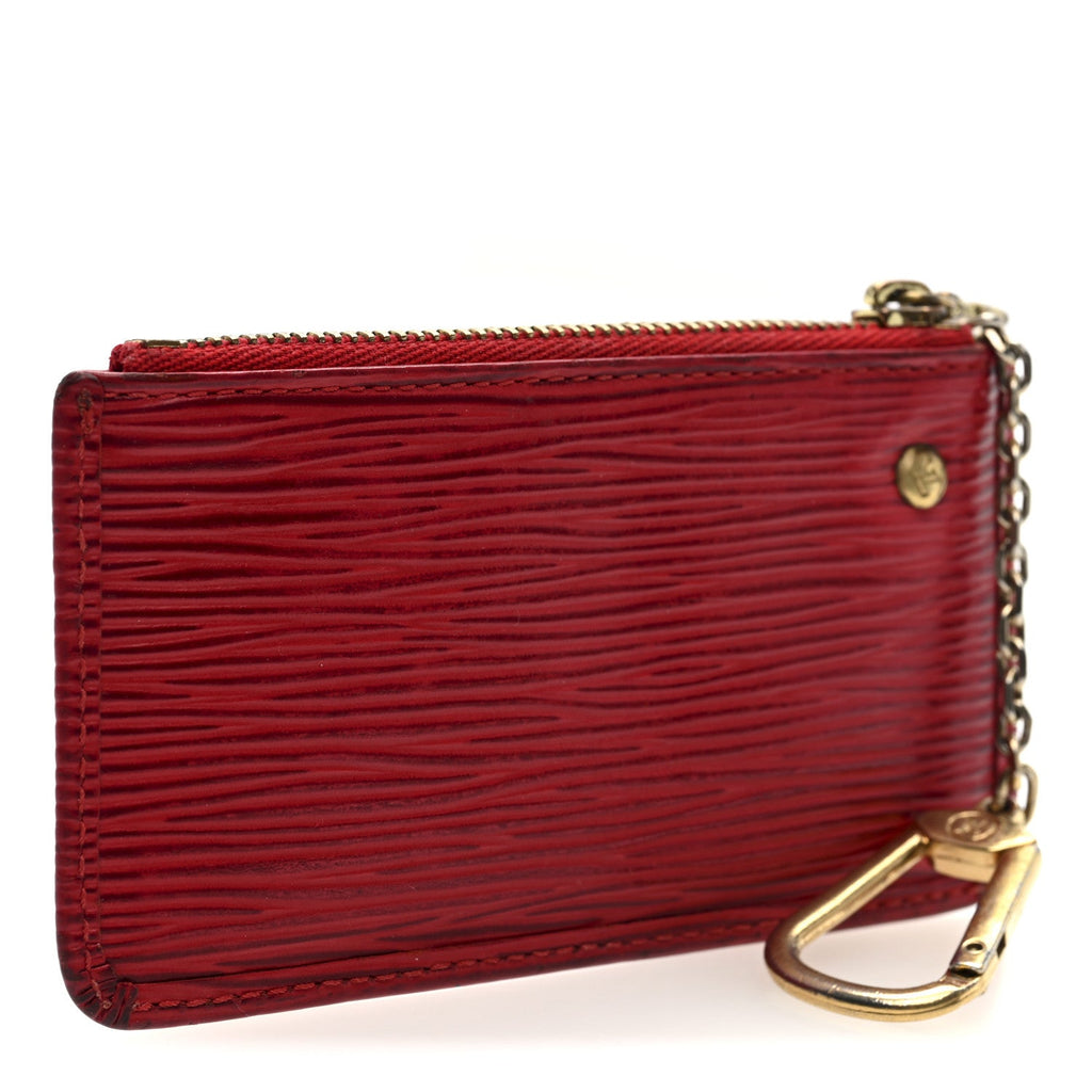 Louis Vuitton Epi Key Pouch Castillan Red