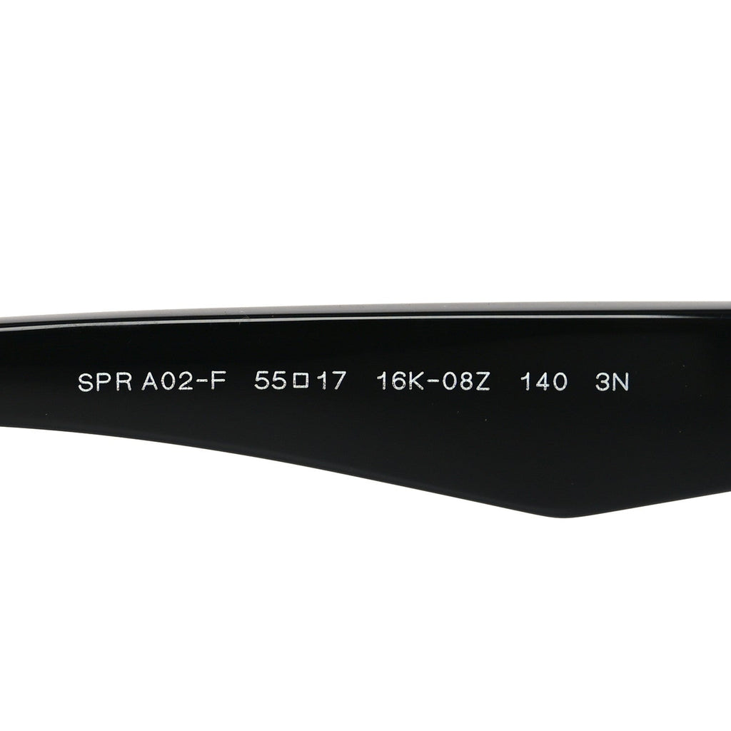 Prada Acetate Logo Sunglasses SPR A02-F Black
