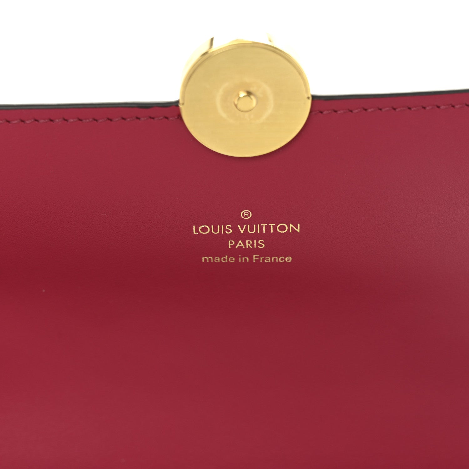 Louis Vuitton Monogram Flore Chain Wallet Fuchsia