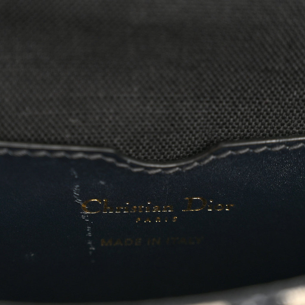 Christian Dior Oblique Medium Bobby Flap Blue