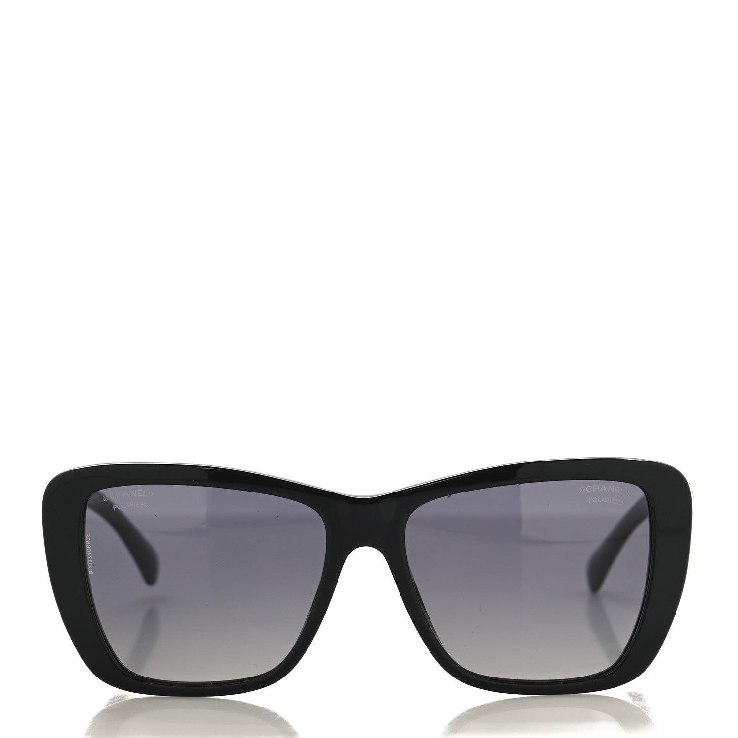 Acetate Polarized Butterfly Sunglasses 71548 Black