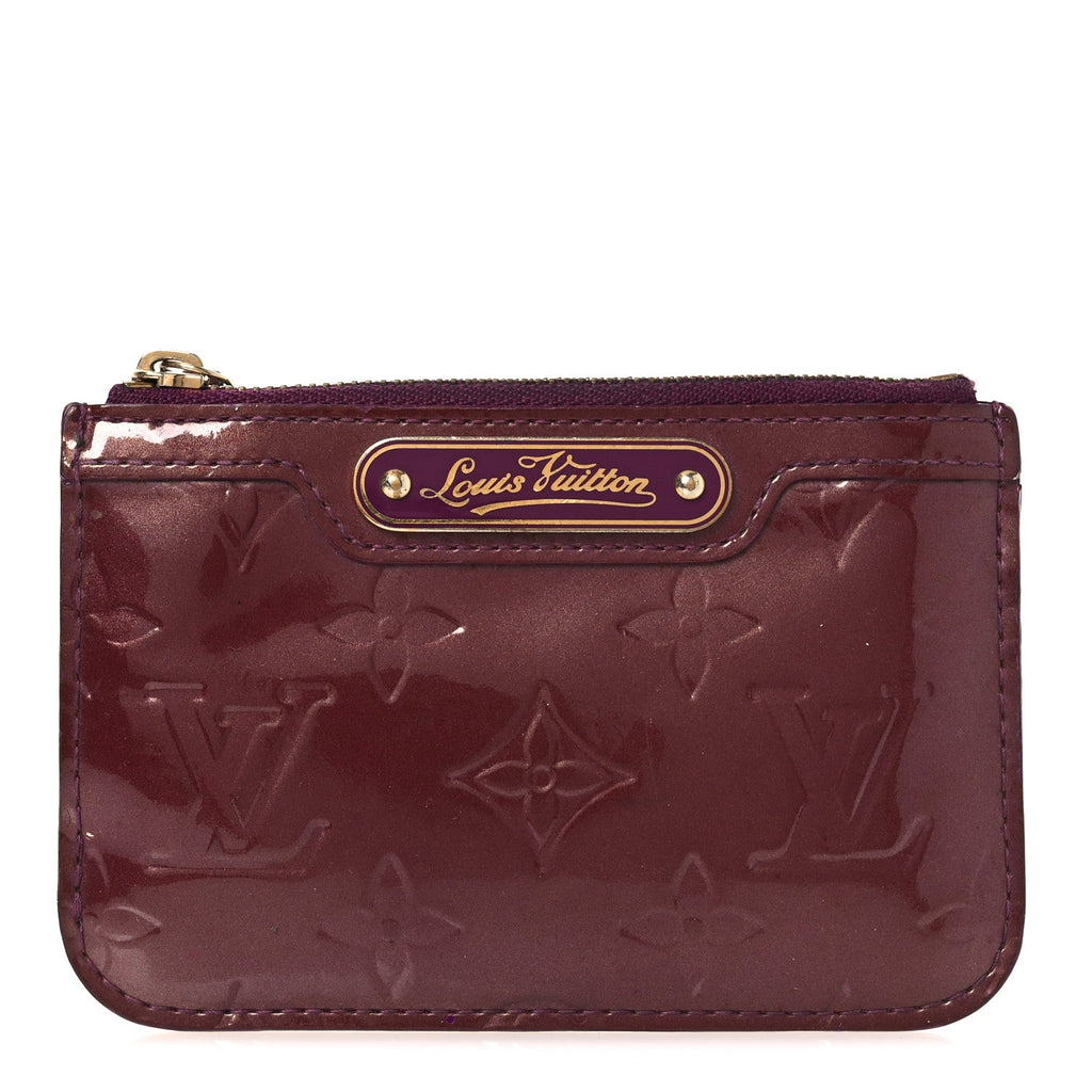 Louis Vuitton Vernis Key Pouch Violet