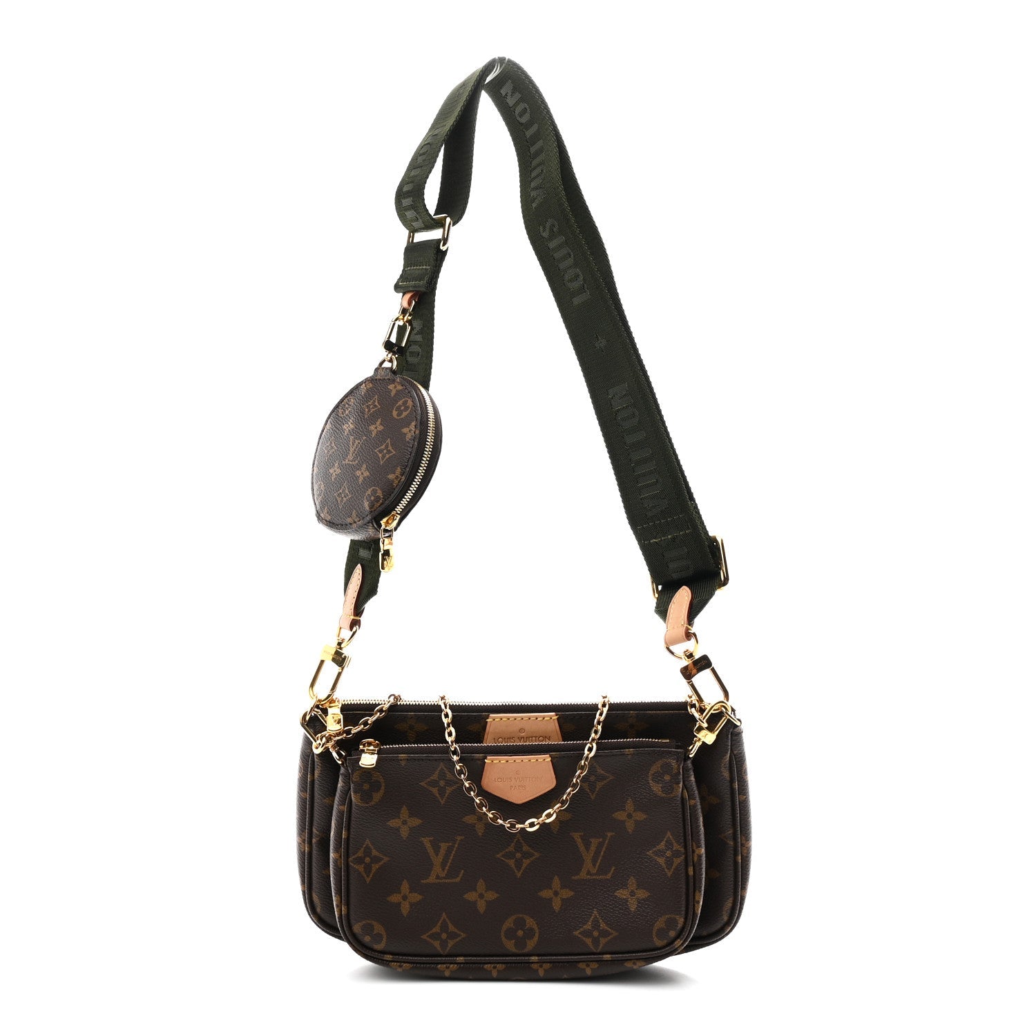 Louis Vuitton Monogram Multi Pochette Accessories Kaki