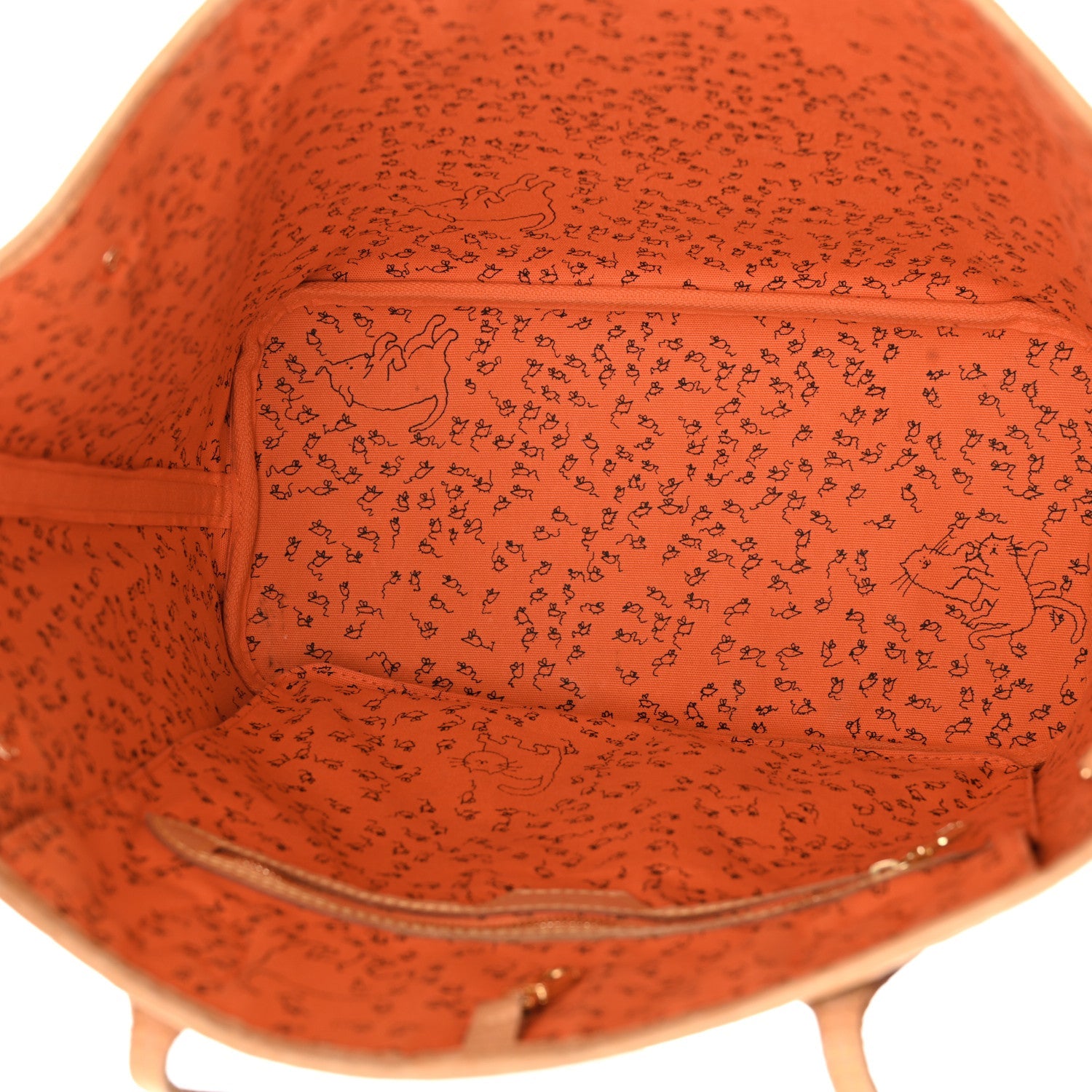 Louis Vuitton Catogram Neverfull MM Marron