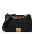 Chanel Caviar Quilted New Medium Boy Flap Black