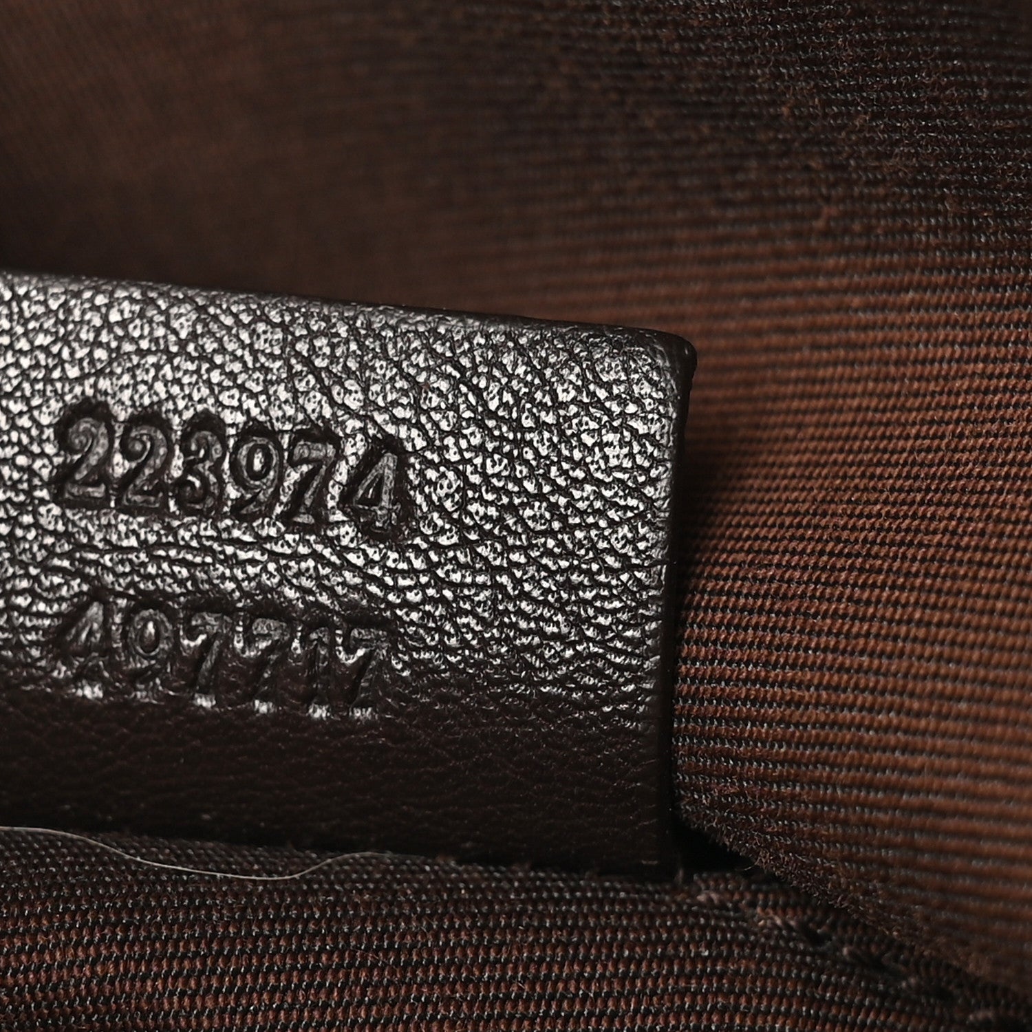 Gucci Monogram Medium Sukey Boston Bag Dark Brown