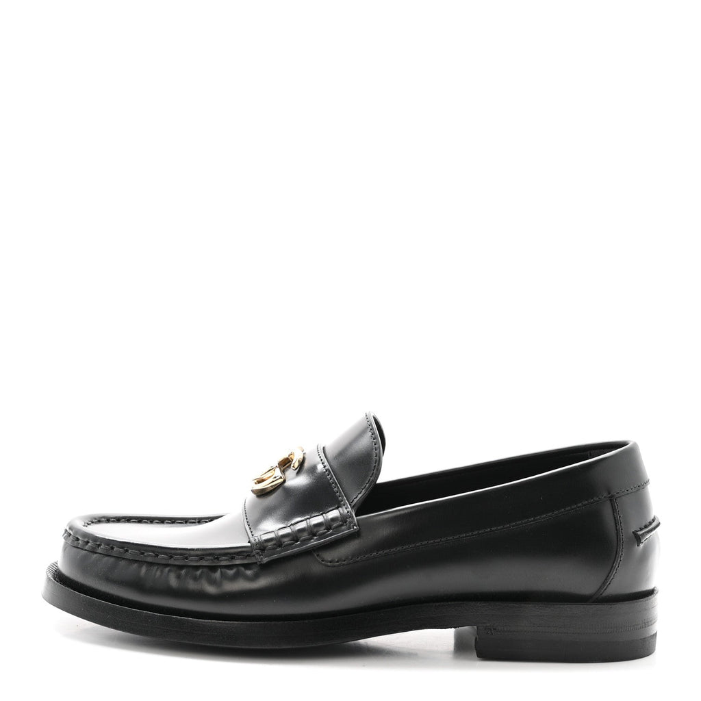Gucci Calfskin Millennial Ribot Womens GG Loafers 36 Black