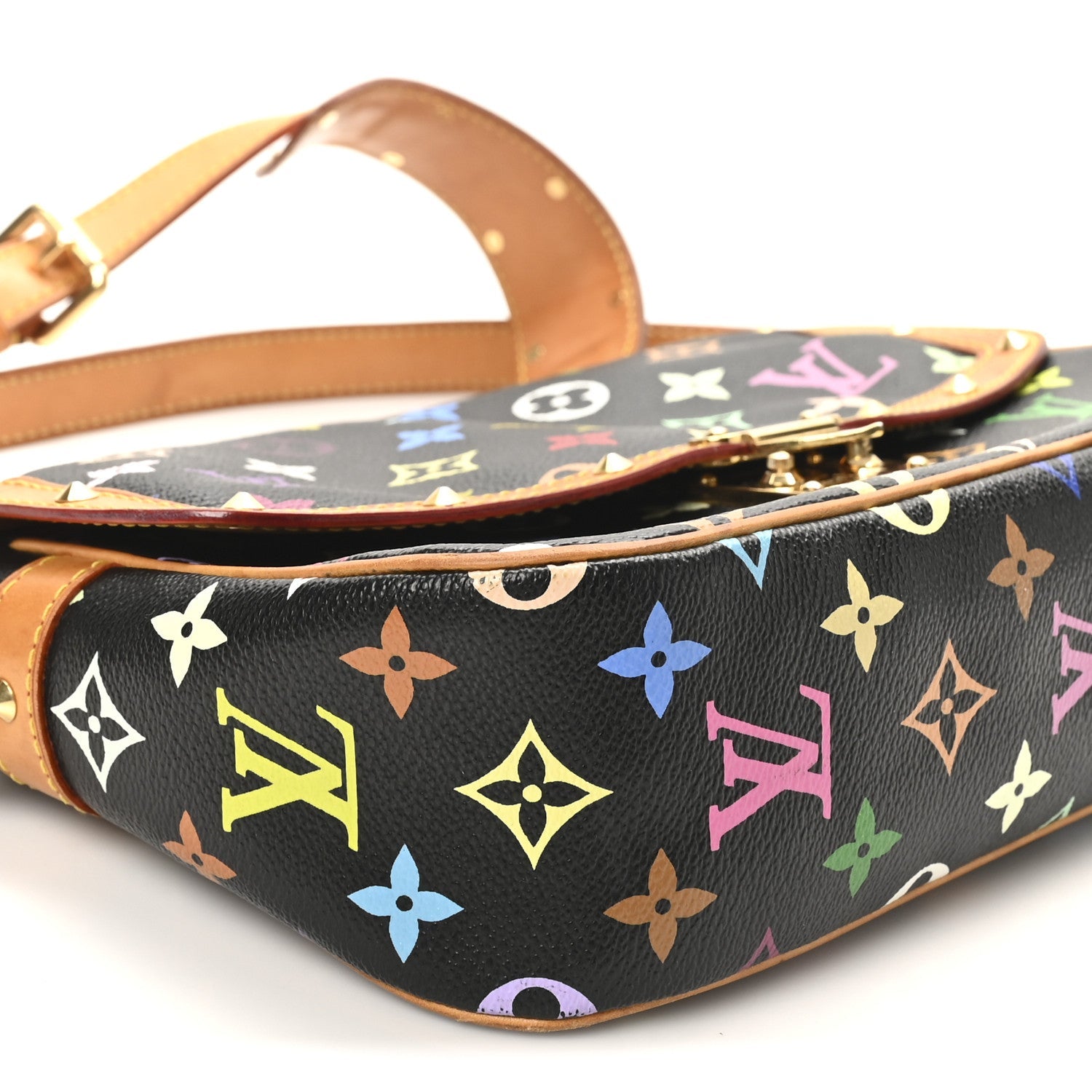 Louis Vuitton Monogram Multicolor Sologne Black