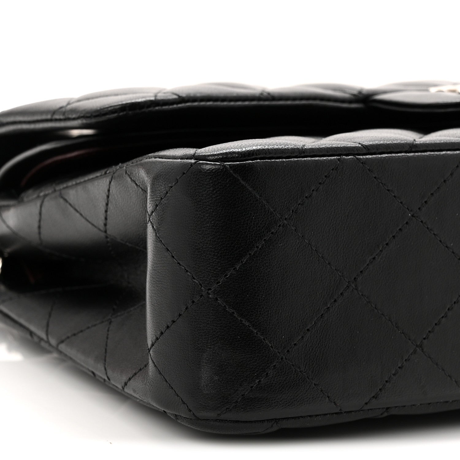 Chanel Lambskin Quilted Small Double Flap Black