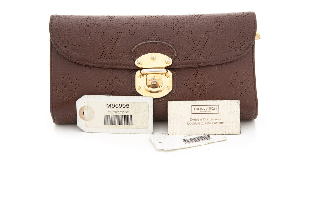 Louis Vuitton 2009 Brown Amelia Continental Wallet