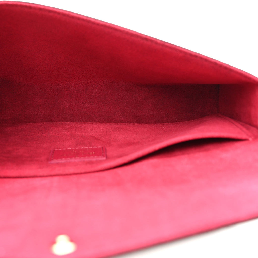 Louis Vuitton Monogram Pochette Felicie Chain Wallet Fuchsia