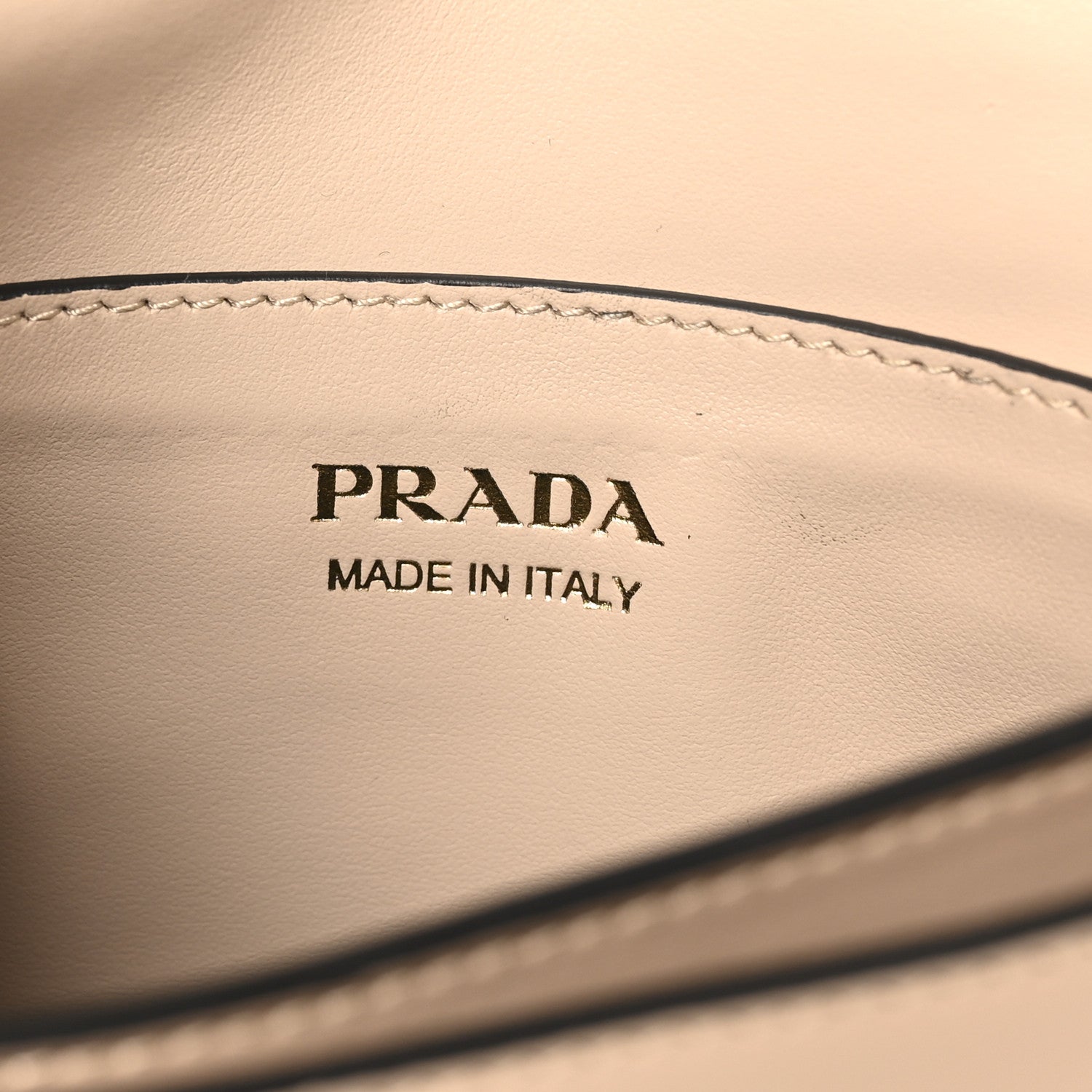 Prada Box Calfskin Triangle Embleme Flap Shoulder Bag Sabbia