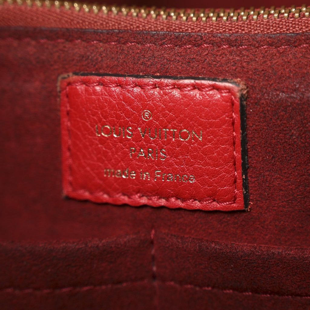 Louis Vuitton Calfskin Monogram Kimono Tote Cherry
