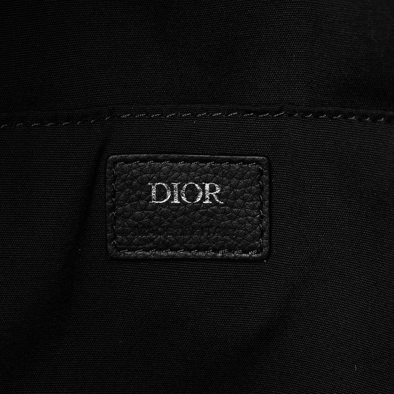 Christian Dior Oblique Calfskin Rider Backpack Beige Black